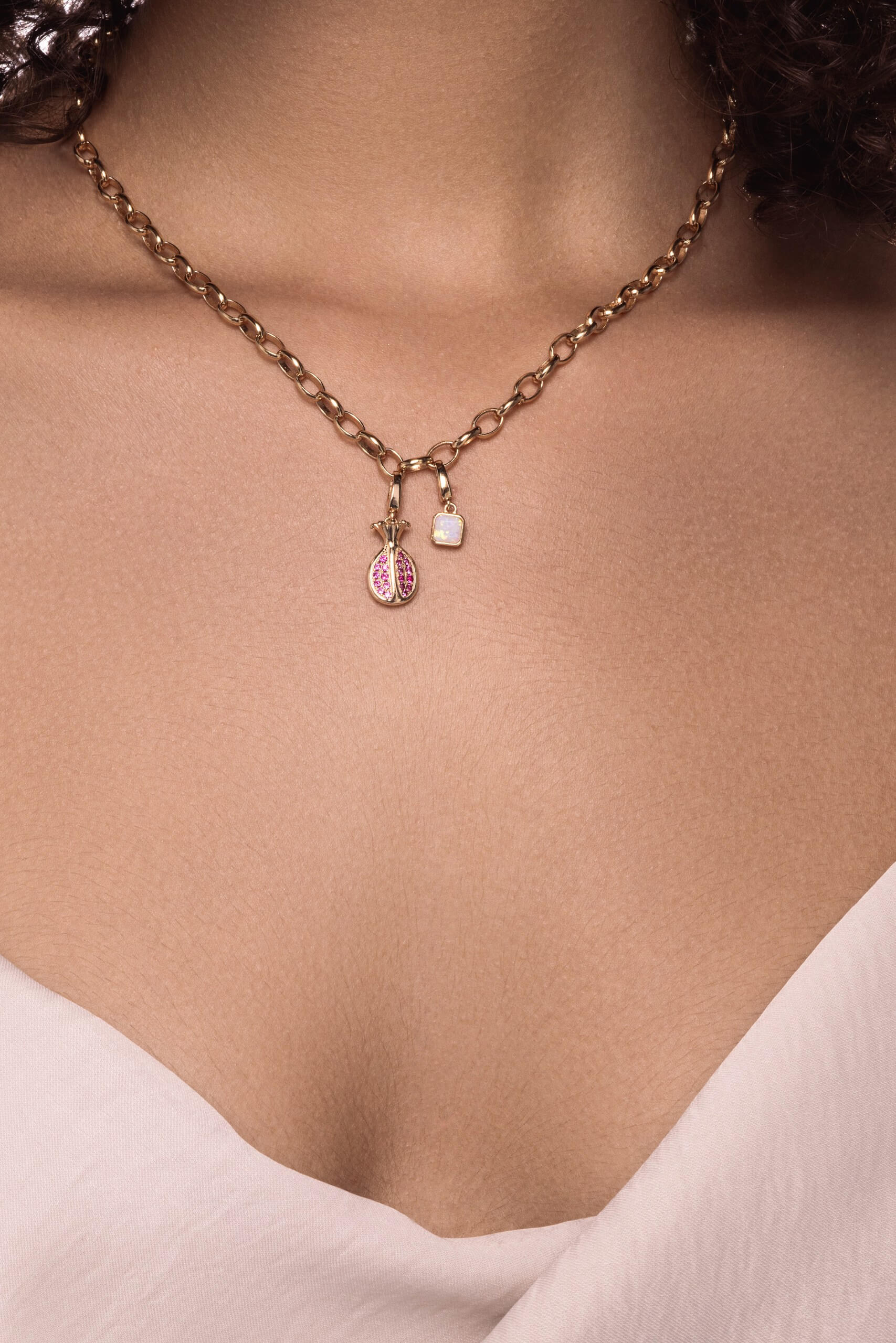 Persephone Pomgegranate Charm