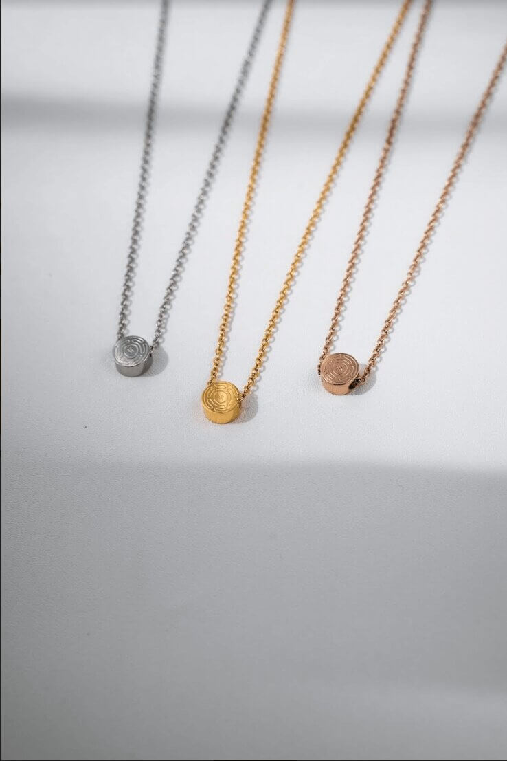 Hecate's Wheel Mini Pendant Necklace