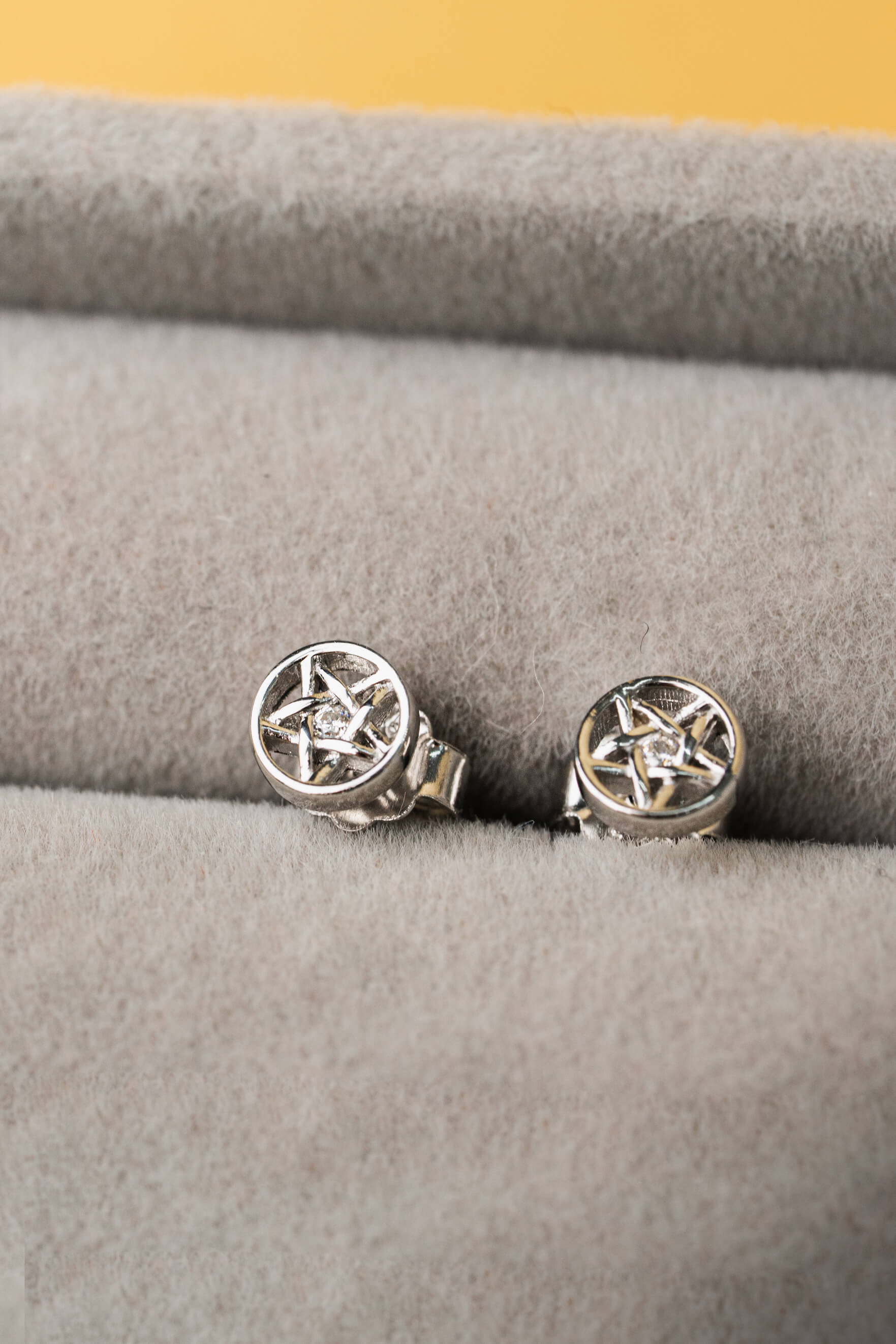 Pentacle Mini Stud Earrings