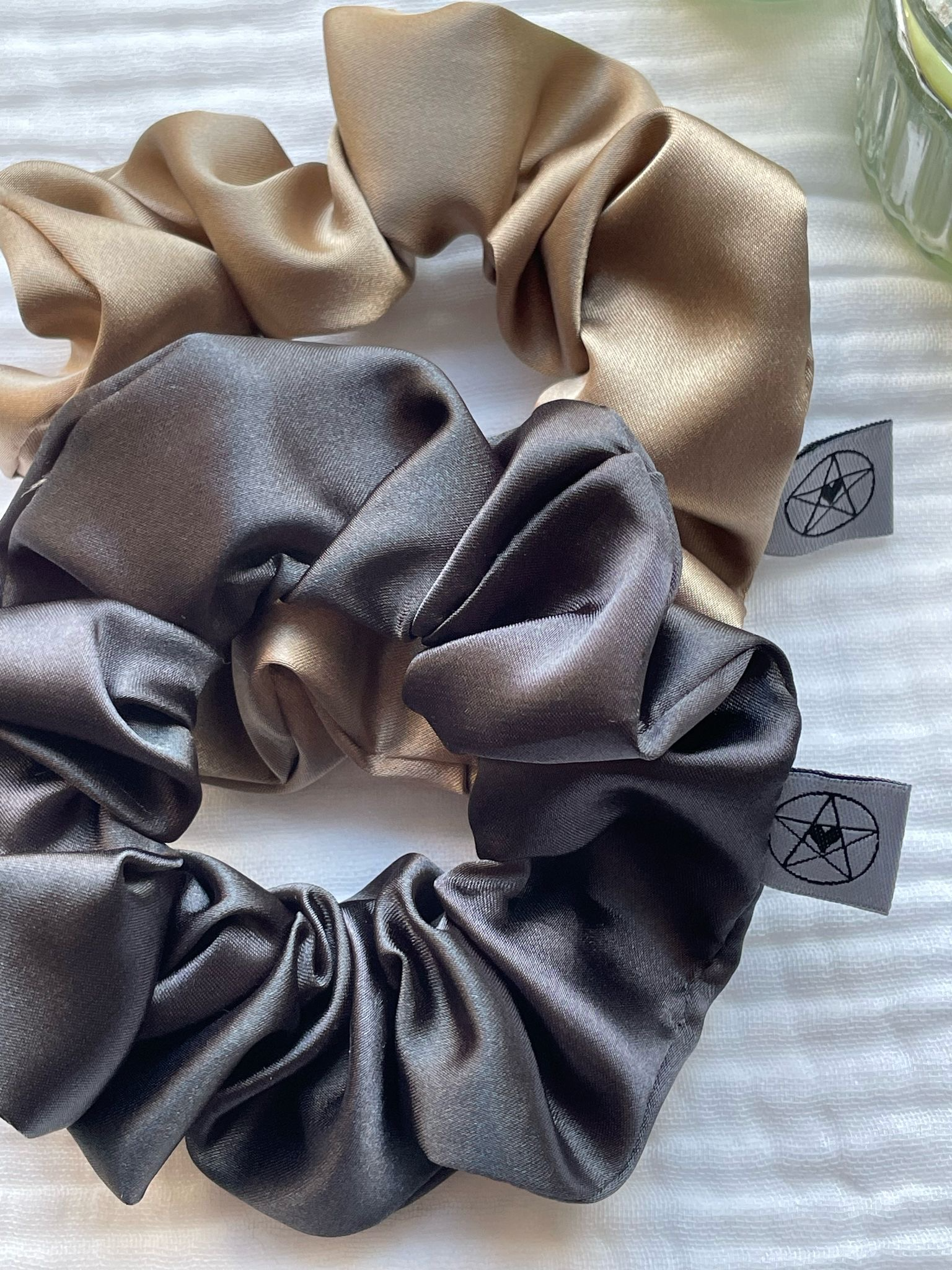 Free Gift: Silk Satin Scrunchies Set of 2